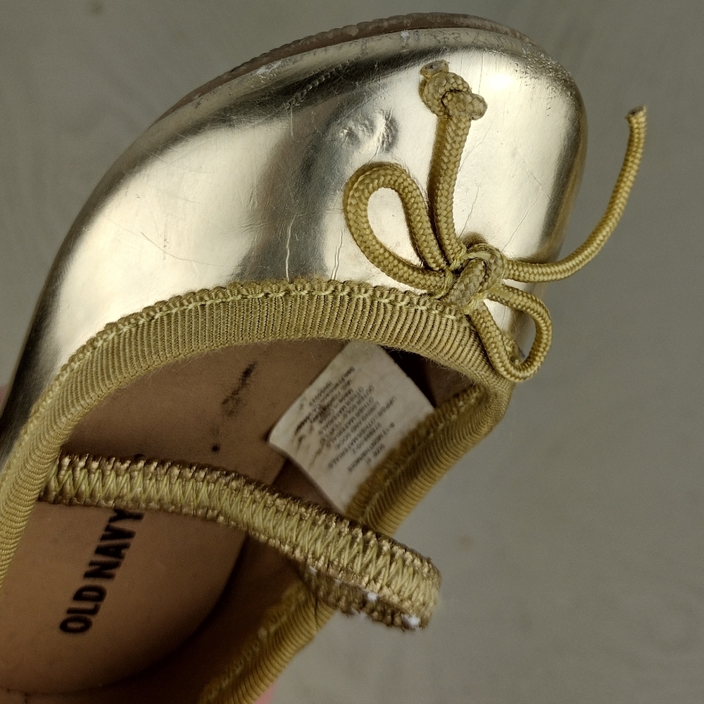 Baby Girl Gold Dress Shoes - Picture 9 of 10